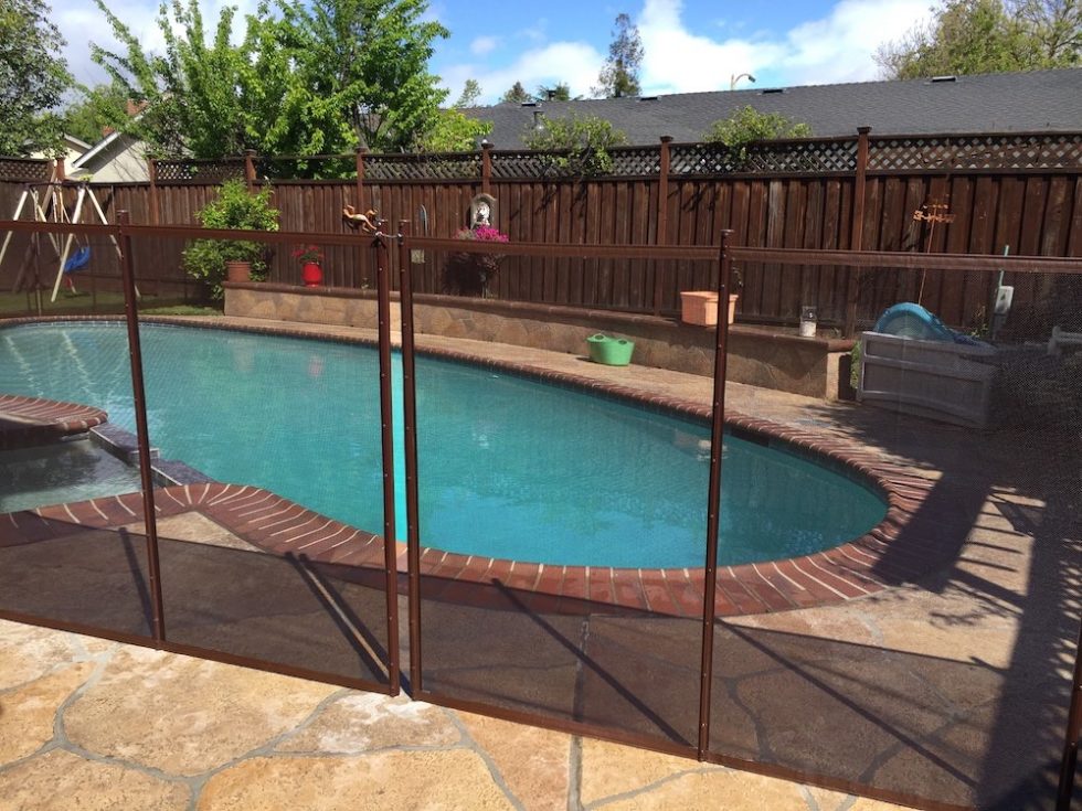 Belmont Baby Pool Fence Baby Barrier® Pool Fence of San Jose