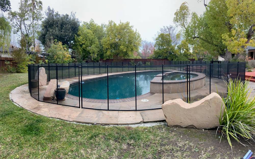 Surrounded with Pool Fence