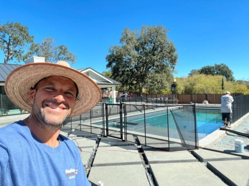 Completed Pool Fence