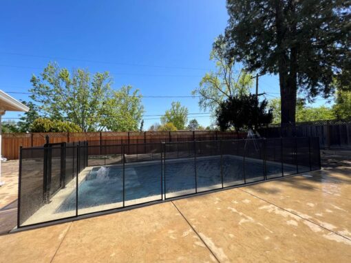 Completed Pool Fences