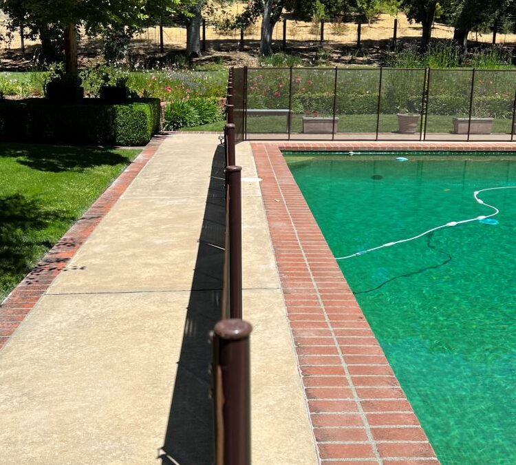 California Brown Pool Fences