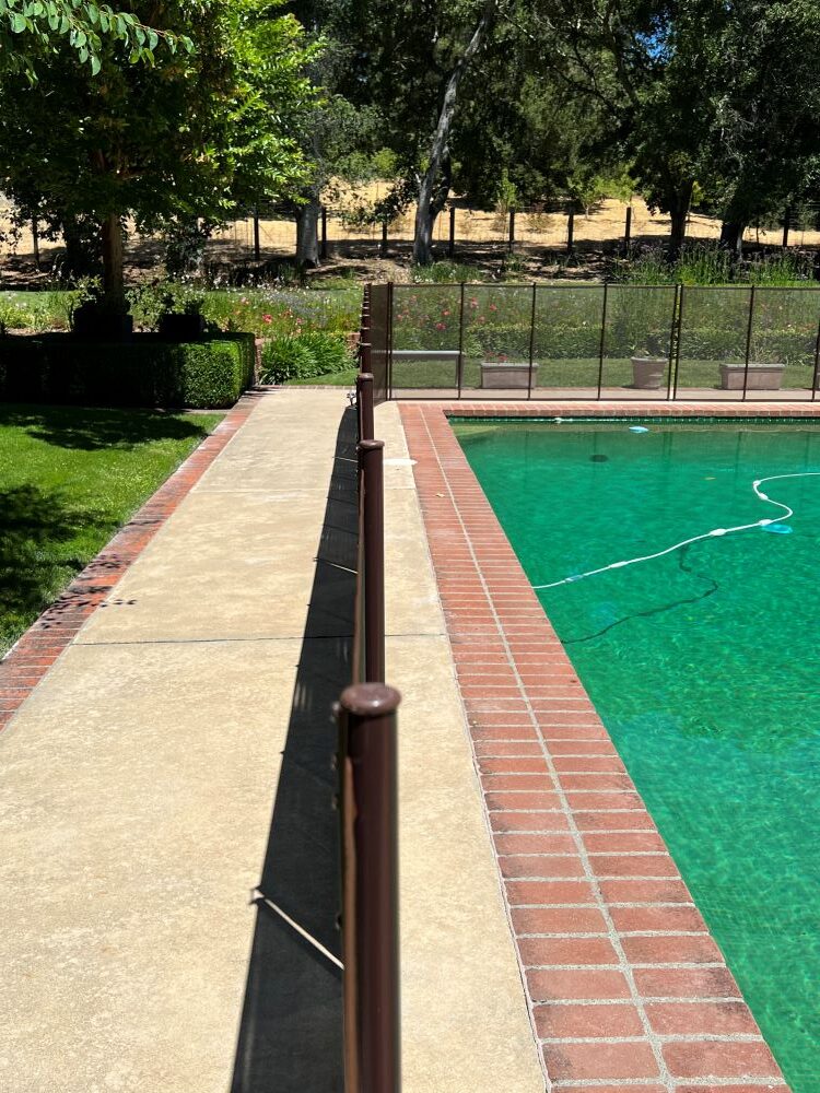 Brown Pool Fences California
