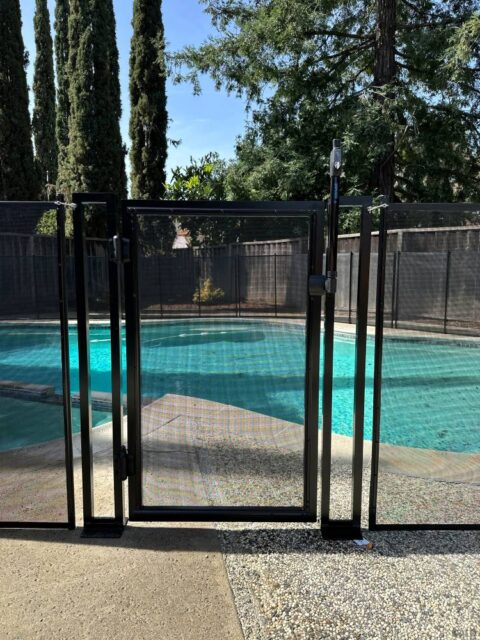 Upgrade Your Baby Barrier® with a Pool Fence Gate - A Safe Pool Fence ...