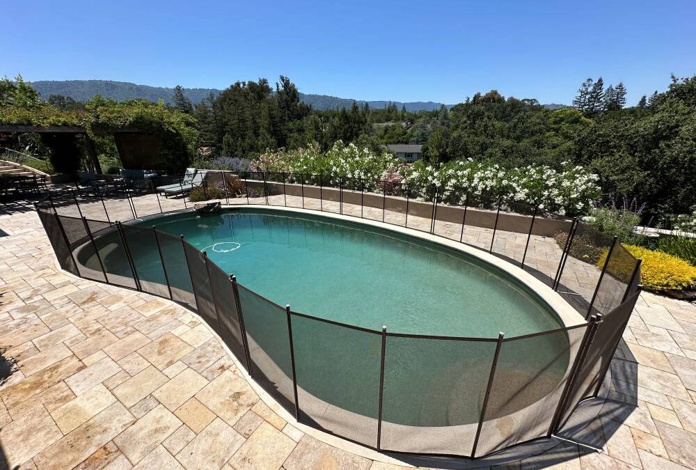 Swimming Pool Safety Fence Installed
