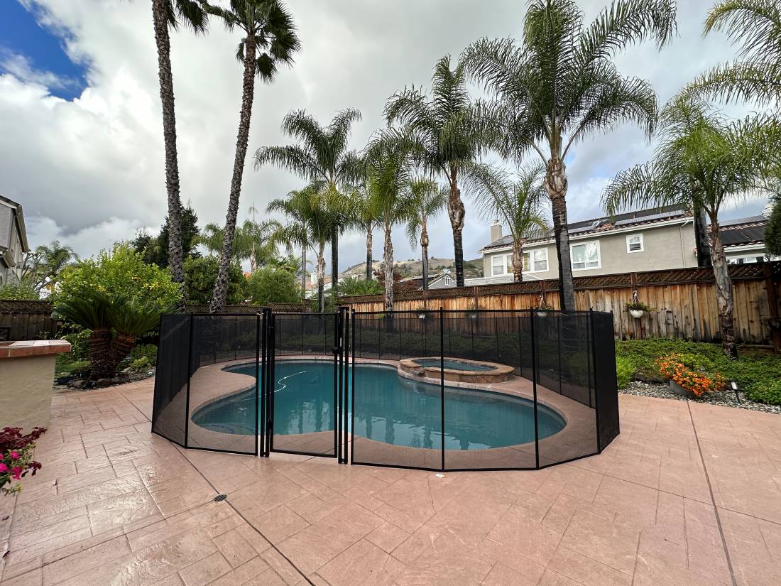 Installed Swimming Pool Barrier Gate Installed Swimming Pool Barrier Gate