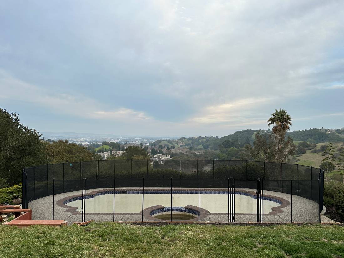 Pool Barrier During Every Season