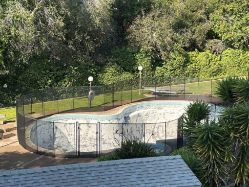Using Pool Fence While the Pool is Being Repaired