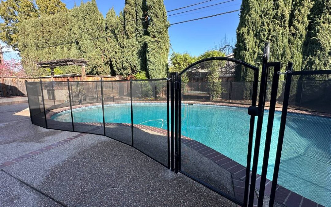 Arched Pool Fence Gate
